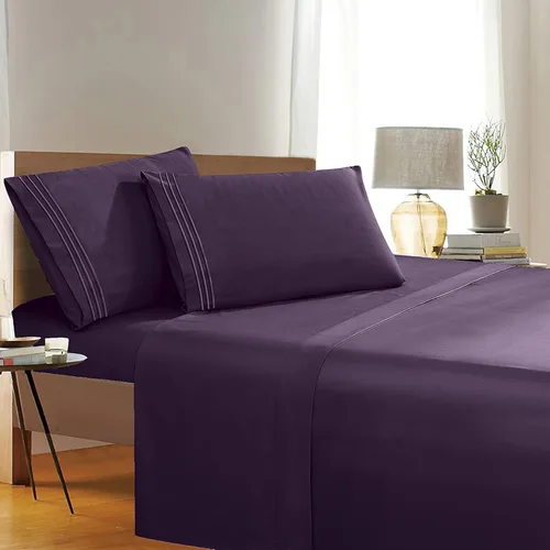 Miniatura 15 de Elegant Comfort 1500 Premier Resistente a Arrugas y Decoloración de Calidad Hotel Juego de Sábanas de 4 Piezas Ultra Suave Lujoso Incluye Sábana