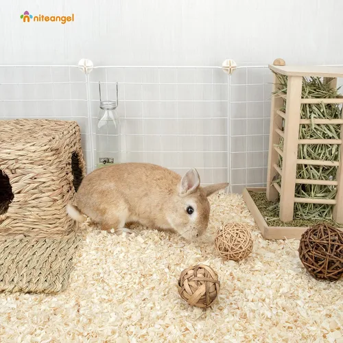 Miniatura 6 de Niteangel Virutas de Álamo Temblón - Cama para Hámster Sirio Enano, Jerbo, Ratones, Degu, Rata, Conejo, Conejito, Cobaya, Chinchilla, Erizo u Otras