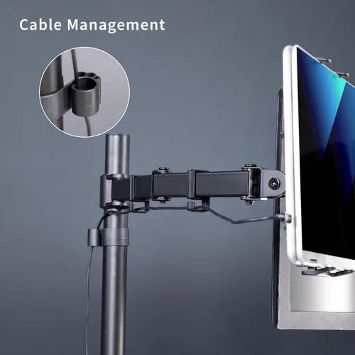 Miniatura 9 de VIVO Soporte universal de escritorio para tableta, adaptador de brazo único para portátiles 2 en 1, soporta monitores portátiles de hasta 15.6