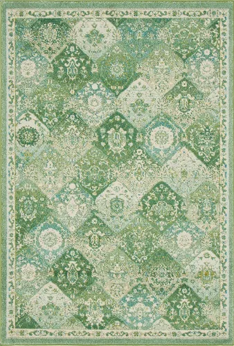 Miniatura 12 de Unique Loom Penrose Collection - Alfombra de área - Blake (2' 2" x 3' 1" Rectángulo, Verde/Beige)