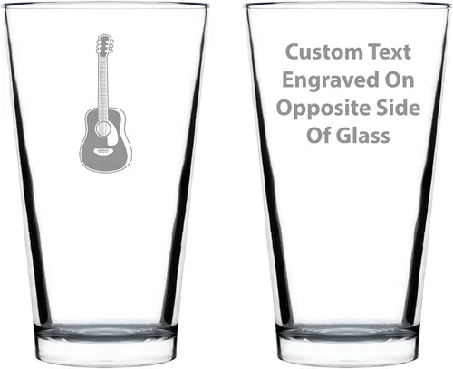 Miniatura 9 de Vaso de guitarra para cerveza, regalos divertidos para músicos y accesorios musicales para mujeres y hombres, vasos de 16 onzas