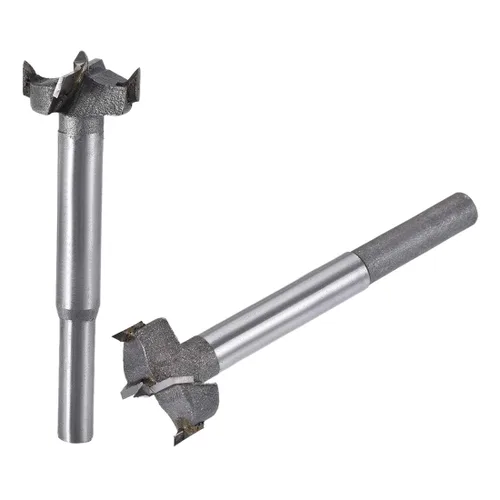 Miniatura 11 de uxcell Forstner Brocas de taladro de madera de 0.709 in y 0.748 in de diámetro. Sierra de agujero punta de acero de aleación de carburo de corte