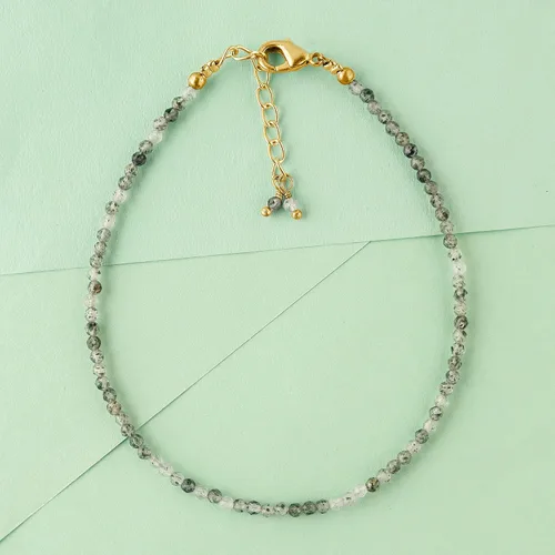 Miniatura 17 de Gemstone Beads Bracelet Gold 1