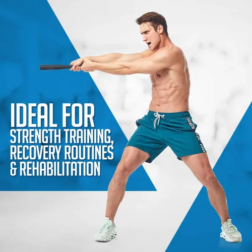 Miniatura 5 de Logest Steel Mace Club de Ejercicio - Mazas Indias de Acero Resistente Perfectas para Entrenamiento de Fuerza y Rehabilitación Mejora el Agarre