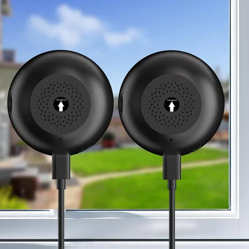 Miniatura 11 de Cámara de ventana 2K, cámara domo WiFi 5G y 2.4GHz para interiores para seguridad en el hogar con visión nocturna a todo color, detección humana
