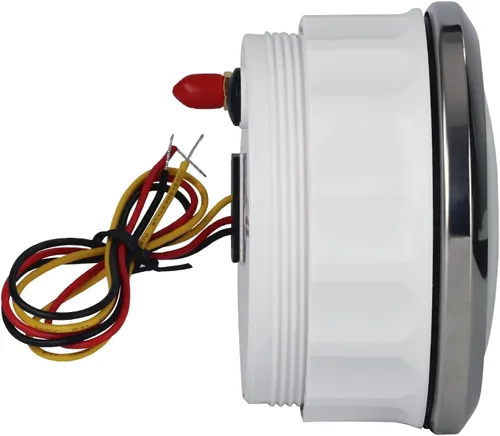 Miniatura 2 de MOTOR METER RACING W Pro 85mm 3-3/8" Velocímetro GPS de 200 MPH Velocímetro digital impermeable con esfera negra y LED blanco para coche, camión