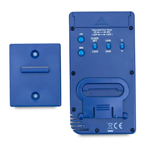 Miniatura 2 de Rastreable: AO-90080-06 Termómetro rastreable con reloj, monitor de humedad y calibración