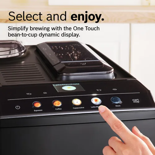 Miniatura 5 de Bosch 500 Series Máquina espresso y de café completamente automática – Panel de control táctil, manguera de leche, molinillo de cerámica, utiliza