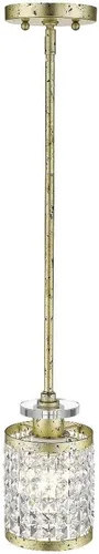 Miniatura 8 de Livex Lighting 50560-91 Gramercy Mini colgante de 1 luz, níquel cepillado