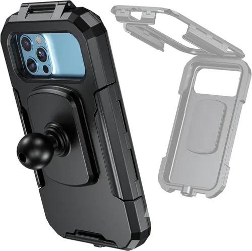 Miniatura 8 de iMESTOU IP66 - Soporte impermeable para teléfono para bicicleta con cabezal de bola de 1 pulgada, adecuado para componentes de tamaño RAM B/brazos