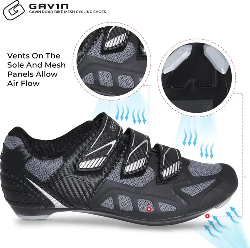 Miniatura 4 de Gavin Road - Zapatillas de ciclismo de malla para hombre y mujer