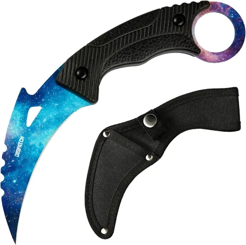Miniatura 16 de Dispatch Karambit - Cuchillo táctico de hoja fija para acampar, cuchillo de caza al aire libre, cuchillos de tienda con funda y cable, adecuado