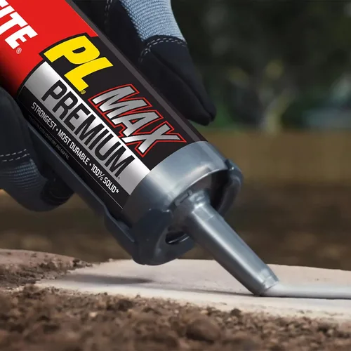 Miniatura 8 de Loctite PL Premium Max Adhesivo de construcción, cartucho de 9 onzas líquidas, 1 paquete, pegamento de construcción versátil para madera, hormigón