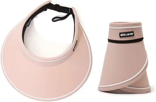 Miniatura 9 de Sombreros con visera para el sol para mujer, ala ancha, protección UV+50, gorra de playa plegada para un fácil transporte
