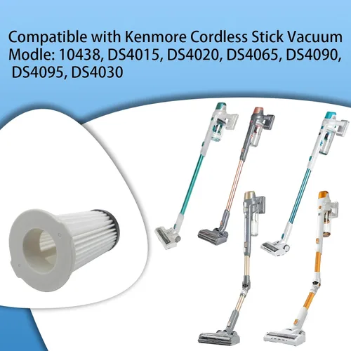 Miniatura 2 de Paquete de 2 filtros de repuesto de filtro HEPA K3000 CSV compatibles con Kenmore inalámbrico Stick Vacuum Modle: 10438, DS4015, DS4020, DS4065