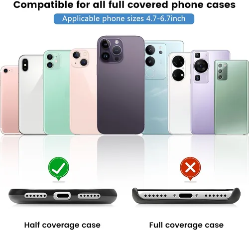 Miniatura 7 de COCASES Paquete de 2 lengüetas de sujeción para teléfono, pieza de repuesto para seguridad de teléfono inteligente, conector de cordón para teléfono