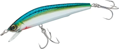 Yo-Zuri Mag Minnow - Tapón flotante para agua salada verde (Holographic Green Mackerel)