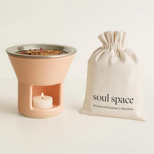 Miniatura 10 de SOUL SPACE Incienso no tóxico Fragancia: Felicidad Alternativa natural a las varillas de incienso Vainilla, Opopanax, canela y vetiver