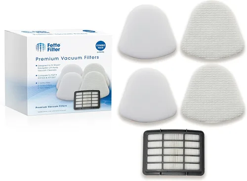 Fette Filter Filtros para Shark Vacuum Navigator Lift-away ZU503AMZ, NV350, NV351, NV352, NV355, NV356E, NV357, NV360, NV370, NV391, UV440, UV490,