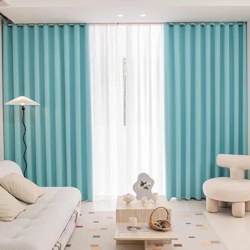 Miniatura 9 de Cortinas Opacas Beige para Ventanas de 54 Pulgadas de Largo, Juego de 2 Paneles con Ojales, Cortinas Opacas que Ahorran Energía, Reducen el Ruido