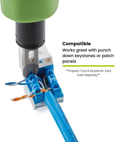 Miniatura 3 de TRUE CABLE TrueCABLE - Cuchilla de repuesto tipo 110 IDC para herramienta de red de impacto trueIMPACT Punch Down, 1 pieza