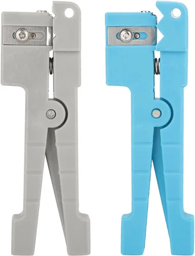 Miniatura 9 de Pelacables de fibra óptica para pelar cables coaxiales, herramienta cortadora de cables 45-163 + 45-162