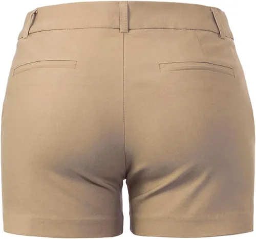 Miniatura 3 de MixMatchy Pantalones cortos casuales con puños y bolsillos para mujer
