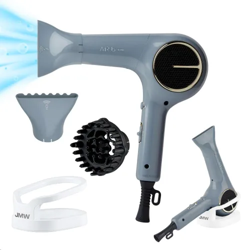 Miniatura 4 de Secador profesional para salón de pelo JMW Korea AIR Storm-1600W BLDC, de secado rápido, viento frío potente, ligero, silencioso y duradero Tormenta
