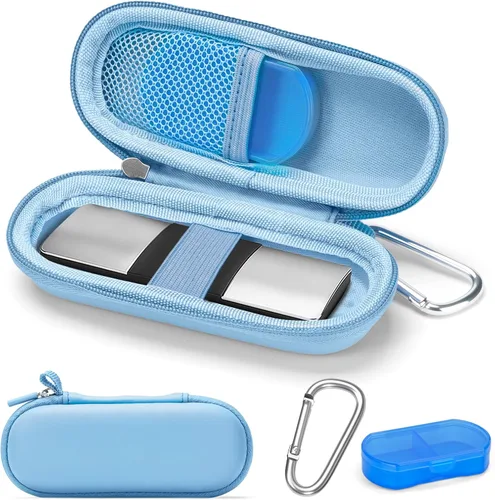 Miniatura 9 de Funda para monitor de electrocardiograma personal KardiaMobile de 1L 6L, estuche de transporte duro de viaje para AliveCor Kardia Heart Monitor