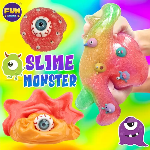 Miniatura 2 de Kit de slime de monstruo de Halloween para niñas de 6 a 12 años, kit de fabricación de slime FunKidz que brilla en la oscuridad para niños, haz