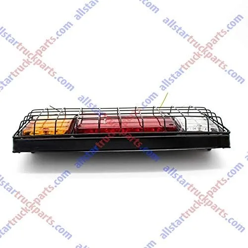 Miniatura 3 de Kit de 2 luces LED traseras para camión, remolque, 40 LED, impermeable, señal de giro, freno de marcha atrás, luz de marcha atrás con protección