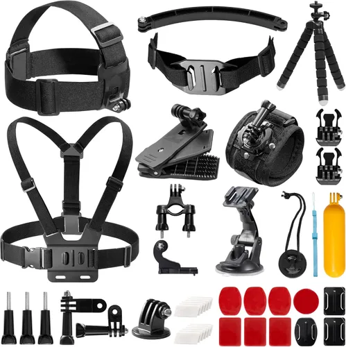 AKASO kit de accesorios para cámara de deportes de acción al aire libre para Gopro Hero Session AKASO EK7000 CAMPARK Go Pro Hero 5 sumergible en el