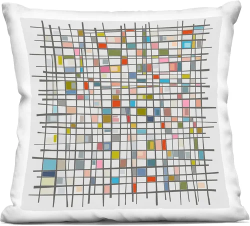 Miniatura 17 de Stupell Industries - Orange Coral Pattern Indoor Pillow, 18 x 18 - Made in USA - By Gail Fraser