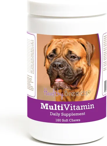 Miniatura 146 de Healthy Breeds Bulldog francés multivitamínico suave masticable para perros 180
