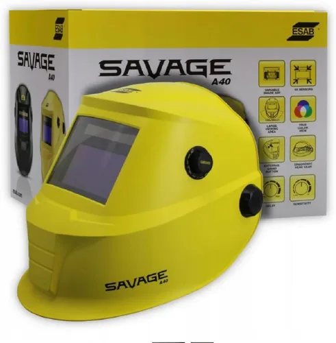 Miniatura 3 de ESAB Firepower FPW0700000491 - Casco de soldadura con oscurecimiento automático, color amarillo