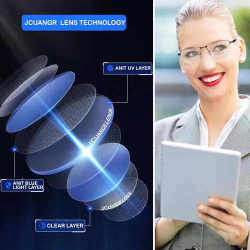 Miniatura 3 de Near Sighted Glasses for Men Women Half Nearsighted Distance Driving Myopia Eyeglasses Sprot Near Sighted Eyewear