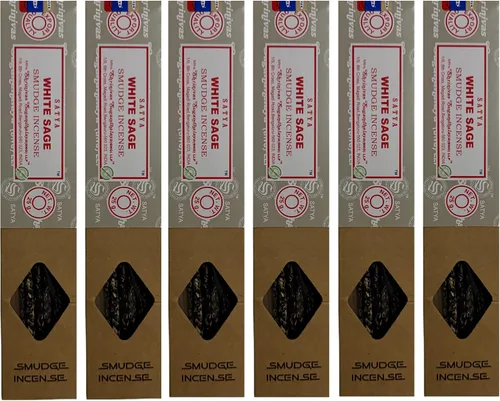 Miniatura 17 de Satya - Juego de regalo de incienso Nag Champa, éxito super, sangre de dragón, sándalo, pachulí, lavanda, vibraciones positivas, 15 g