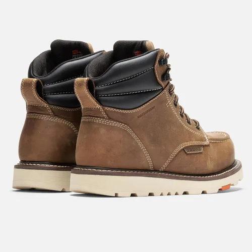 Miniatura 6 de BRUNT Marin Welted (Soft Toe) - 6" Waterproof Moc Toe Wedge Work Boot - Goodyear Welt Construction - EH & ESR Rated - Oil & Slip Resistant