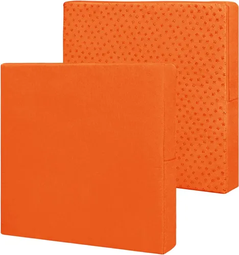 Miniatura 8 de Easy-Going - Paquete de 4 fundas de cojín impermeables para patio, de 24x22x4 pulgadas, fundas de repuesto antideslizantes para asientos al aire