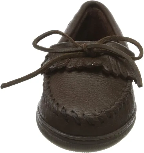 Miniatura 2 de Minnetonka Mocasines Kilty con flecos para mujer, Natural