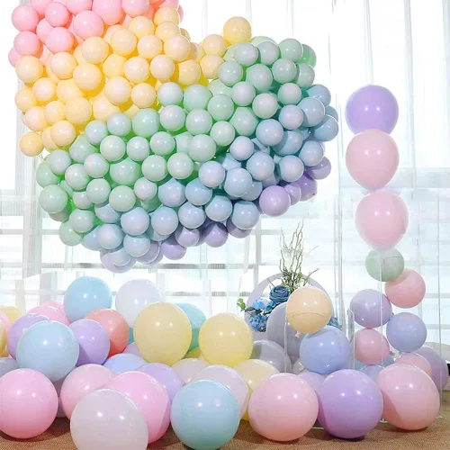 Miniatura 5 de BEISHIDA - 200 globos de 5 pulgadas de color rosa pastel, globos pequeños de color rosa bebé, globos mini de color rosa claro macaron, globos