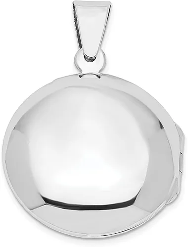 Miniatura 3 de Colgante de plata de ley 925 con borde circular, dije en forma de dije de joyería fina para mujer, regalos para ella