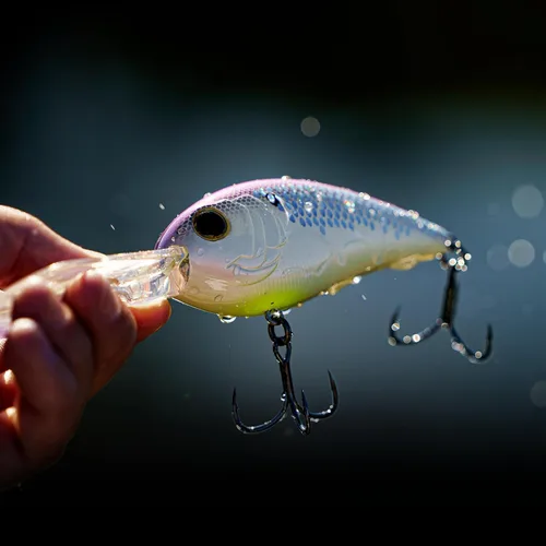Miniatura 5 de 6th Sense Crush Deep Diving Crankbait - Señuelo de pesca de alta calidad en aguas profundas con detalles 3D, ganchos de níquel negro afilados