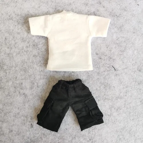 Miniatura 2 de Ropa de figura a escala 1/12, ropa masculina, camiseta, pantalones, pantalones, ropa para figura de acción masculina de 6 pulgadas, muñeca corporal