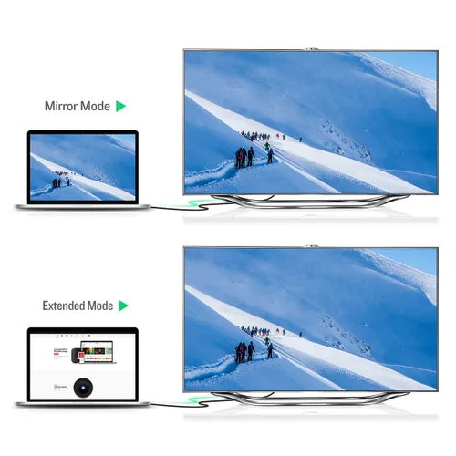 Miniatura 6 de Cable USB C a HDMI, [4K, alta velocidad], cable USB tipo C a HDMI para oficina en casa, [compatible con Thunderbolt 3/4] para MacBook Pro/Air 2020