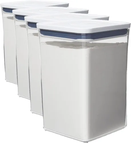 Miniatura 15 de OXO Good Grips POP - Recipiente hermético de almacenamiento de alimentos - Caja Grande Mini 1.1 Qt Ideal para bolsitas de té, suministros de Blanco