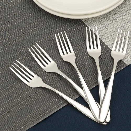 Miniatura 6 de Ramddy Tenedor de ensalada de acero inoxidable 18/10, 12 piezas, 7 pulgadas