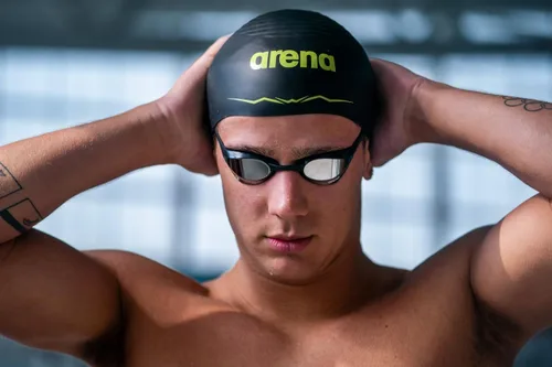 Miniatura 8 de ARENA Unisex Cobra Ultra Swipe Racing Swim Goggles Anti-fog Technology Polycarbonate Hard Lens Plateado/Negro