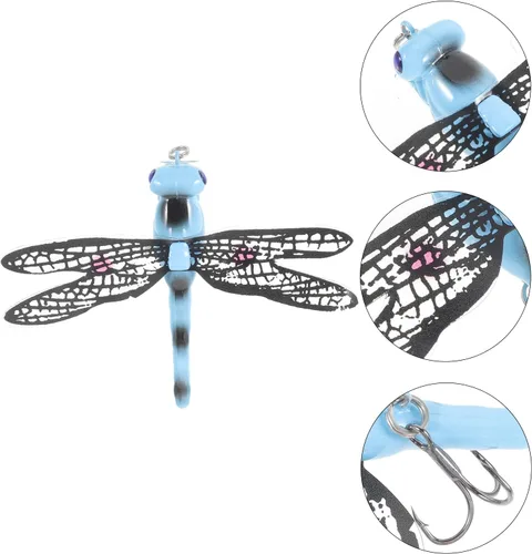 Miniatura 6 de Toddmomy Señuelo libélula de plástico cebos de pesca Kit de pesca de libélula cebo de pesca de libélula señuelo de libélula cebo de pesca