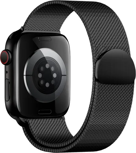 Miniatura 12 de QOKNUL Compatible con correas de Apple Watch de 1.929 in, 1.811 in, 1.772 in, 1.732 in, 1.654 in, 1.614 in, 1.575 in, 1.496 in, correa de malla